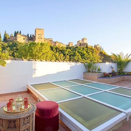Morayma House Terrace With Views To Alhambra Villa Granada Exteriör bild